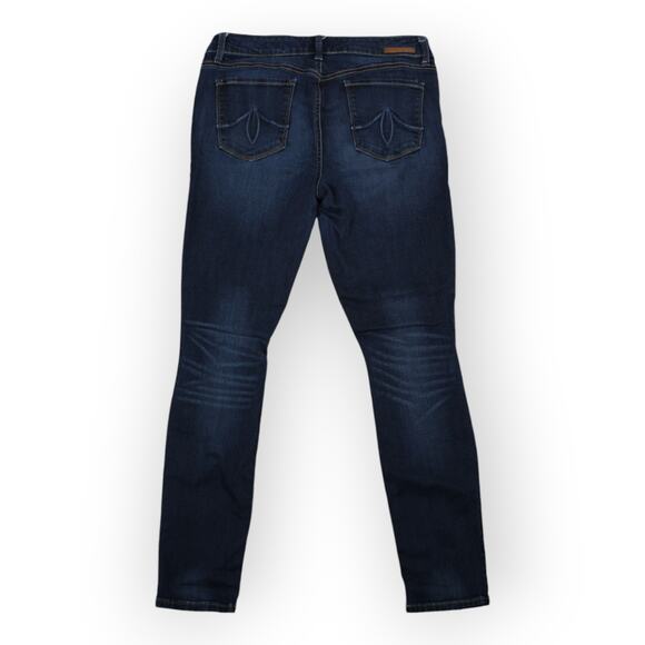 Level 99 (32) Liza Skinny Jean Sile Wash Denim Medium/Dark Mid-Rise Anthro - Picture 12 of 15